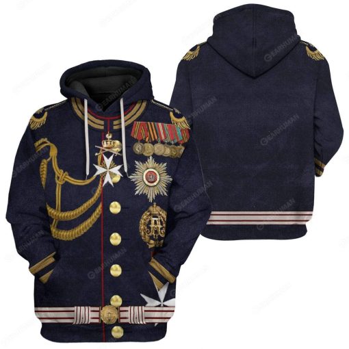 Hoodie Custom Wilhelm II Apparel HD-TT3091901 3D Custom Fleece Hoodies