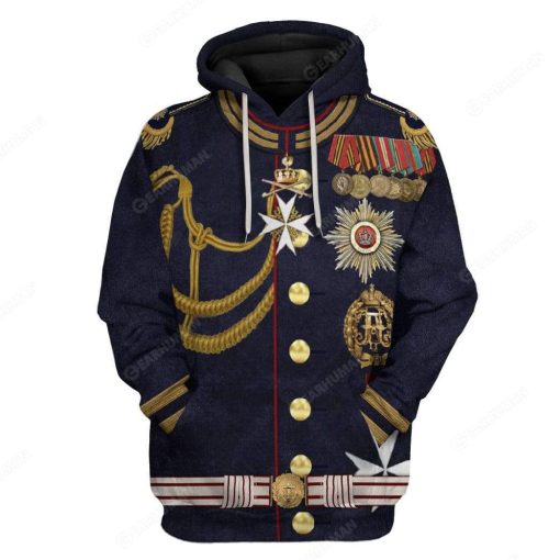 Hoodie Custom Wilhelm II Apparel HD-TT3091901 3D Custom Fleece Hoodies Hoodie S