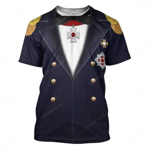 Hoodie Custom Wilhelm von Tegetthoff Apparel HD-AT14101916 3D Custom Fleece Hoodies T-Shirt S