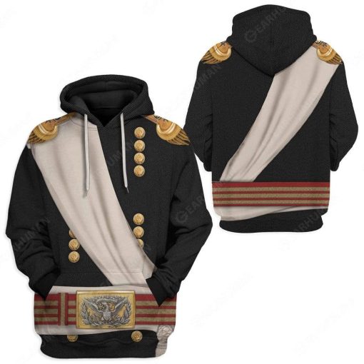 Hoodie Custom William Tecumseh Sherman Apparel HD-DT2191901 3D Custom Fleece Hoodies