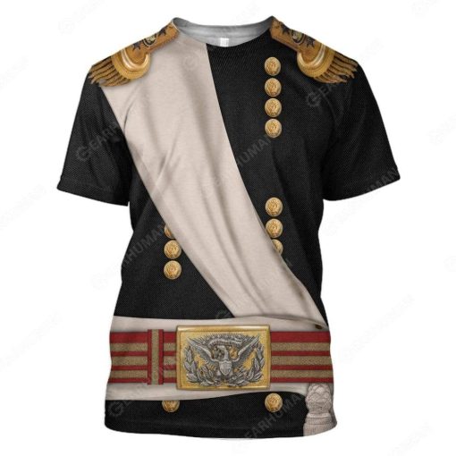 Hoodie Custom William Tecumseh Sherman Apparel HD-DT2191901 3D Custom Fleece Hoodies T-Shirt S