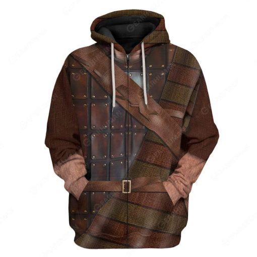 Hoodie Custom William Wallace Apparel HD-TA4101908 3D Custom Fleece Hoodies Zip Hoodie S
