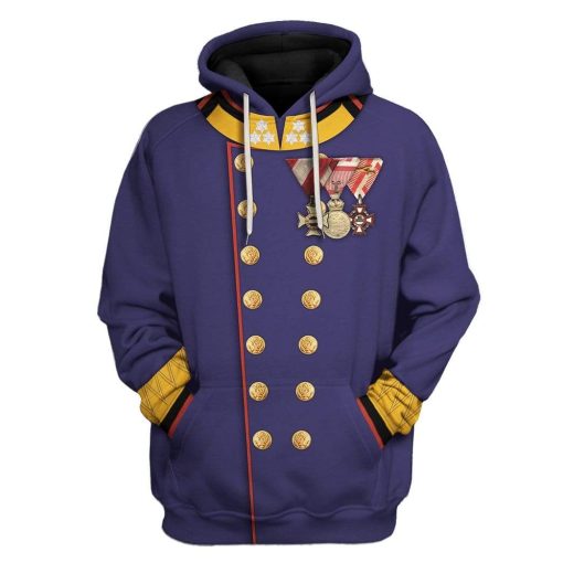 Hoodie Franz Graf Conrad von H??tzendorf Custom Hoodies-T-Shirts Apparel HD-AT06111906 3D Custom Fleece Hoodies Hoodie S