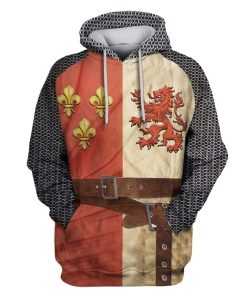 Hoodie Heraldic Knight Suit Custom T-shirt - Hoodies Apparel H110515 3D Custom Fleece Hoodies Hoodie S 