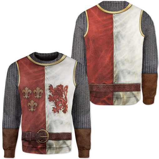 Hoodie hoodie Heraldic Knight Suit Costume Apparel H20206 3D Custom Fleece Hoodies