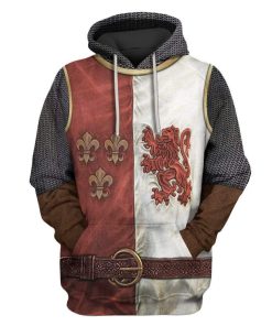 Hoodie hoodie Heraldic Knight Suit Costume Apparel H20206 3D Custom Fleece Hoodies Hoodie S 