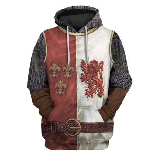 Hoodie hoodie Heraldic Knight Suit Costume Apparel H20206 3D Custom Fleece Hoodies Hoodie S