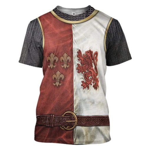 Hoodie hoodie Heraldic Knight Suit Costume Apparel H20206 3D Custom Fleece Hoodies T-Shirt S
