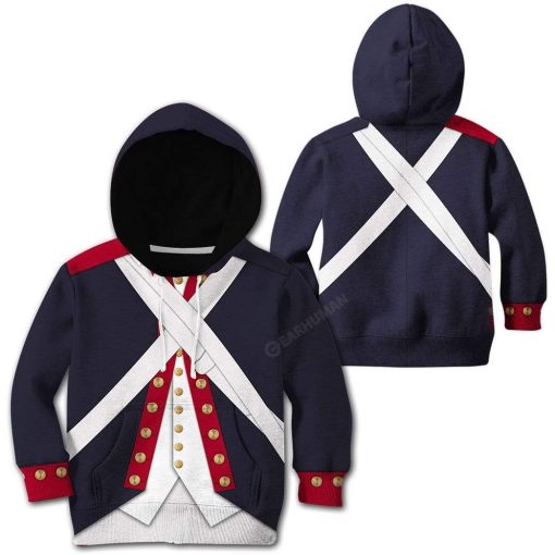Hoodie Kid Continental Army Apparel HD-DT2791908K Kid 3D Apparel