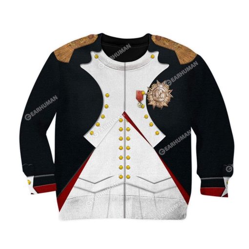 Hoodie Kid Custom Napoleon Bonaparte Apparel HD-DT2981913K Kid 3D Apparel Kid Sweatshirt 2XS/3-4
