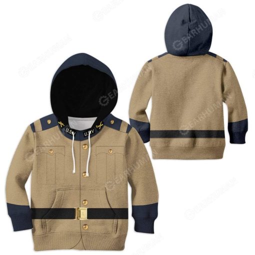 Hoodie Kid Custom Theodore Roosevelt Apparel HD-GH1391925K Kid 3D Apparel