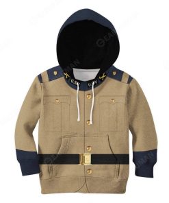 Hoodie Kid Custom Theodore Roosevelt Apparel HD-GH1391925K Kid 3D Apparel Kid Hoodie 2XS/3-4 