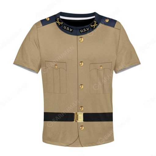 Hoodie Kid Custom Theodore Roosevelt Apparel HD-GH1391925K Kid 3D Apparel Kid T-Shirt 3XS/2-3