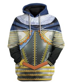 Hoodie Louis XIII Of France Custom T-shirt - Hoodies Apparel HD-TA31101913 3D Custom Fleece Hoodies Hoodie S 