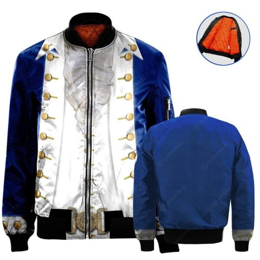 Hoodie NYLON-BLEND BOMBER JACKET ALEXANDER HAMILTON HD-DT2881911-BJK Bomber