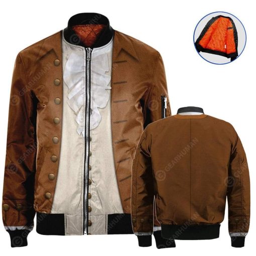 Hoodie NYLON-BLEND BOMBER JACKET ALEXANDER HAMILTON HD-DT2881912-BJK Bomber