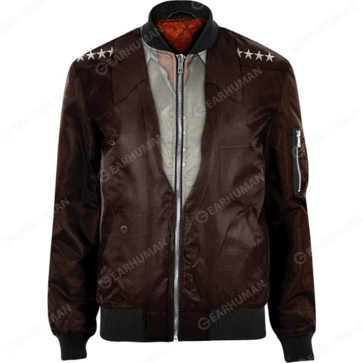 Hoodie NYLON-BLEND BOMBER JACKET DOUGLAS MACARTHUR HD-DT1991920-BJK Bomber Jacket Bomber S