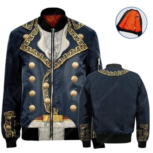 Hoodie NYLON-BLEND BOMBER JACKET Marquis de Lafayette HD-DT10101904-BJK Bomber