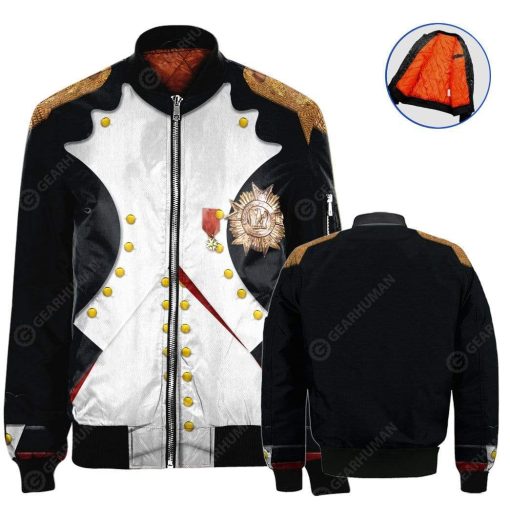 Hoodie NYLON-BLEND BOMBER JACKET NAPOLEON BONAPARTE HD-DT2981913-BJK Bomber