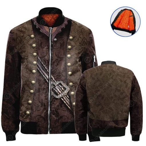 Hoodie NYLON-BLEND BOMBER JACKET PORTHOS HD-AT02101903-BJK Bomber