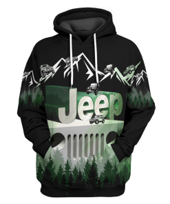 Gearhumans 3D Jeep Tshirt Hoodie Apparel