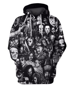 Horror movie Hoodies - T-Shirts Apparel MV110193 3D Custom Fleece Hoodies Hoodie S 