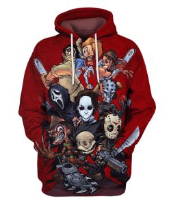 Horror Movie Slashers Hoodies - T-Shirts Apparel MV110112 3D Custom Fleece Hoodies Hoodie S 