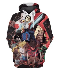 Horror Movie Villains Hoodies - T-Shirts Apparel MV110178 3D Custom Fleece Hoodies Hoodie S 