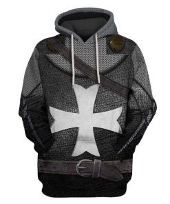 Hospitaller Knights Custom T-shirt - Hoodies Apparel HD-GH20017 3D Custom Fleece Hoodies Hoodie S 