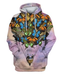 Hot Air Balloon Custom T-shirt - Hoodies Apparel HD-GH110537 3D Custom Fleece Hoodies Hoodie S 