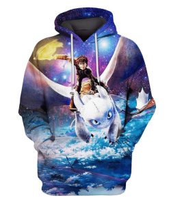 How To Train Your Dragon Custom T-shirt - Hoodies Apparel HD-MV110612 3D Custom Fleece Hoodies Hoodie S 