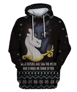 How to train your dragon Custom T-shirt - Hoodies Apparel HD-MV110677 3D Custom Fleece Hoodies Hoodie S 