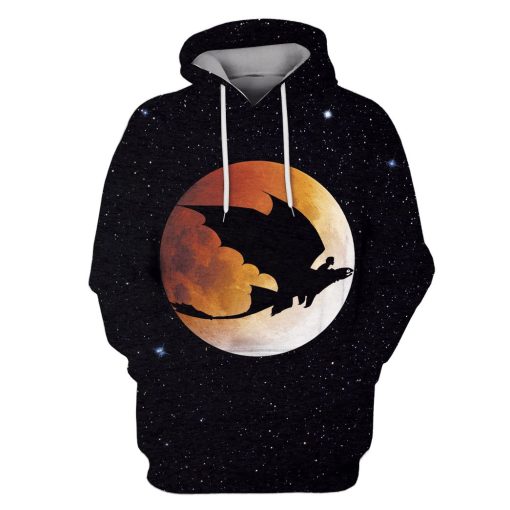 How To Train Your Dragon Custom T-shirt - Hoodies Apparel HD-MV110689 3D Custom Fleece Hoodies Hoodie S