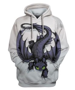 How to Train Your Dragon Custom T-shirt - Hoodies Apparel HD-MV110690 3D Custom Fleece Hoodies Hoodie S 