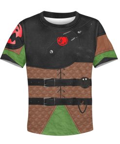 HOW TO TRAIN YOUR DRAGON HICCUP Kid Custom Hoodies T-shirt Apparel HD-GH110527K kid 3D apparel Kid T-Shirt XS 
