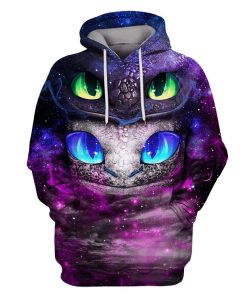 How To Train Your Dragon: Night Fury VS Light Fury Custom T-shirt - Hoodies Apparel HD-MV110608 3D Custom Fleece Hoodies Hoodie S 