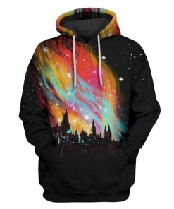 HP Sunnset On Hogwarts Custom T-shirt - Hoodies Apparel HD-MV111377 3D Custom Fleece Hoodies Hoodie S 