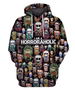 I Am A Horroraholic Hoodies - T-Shirts Apparel MV110159 3D Custom Fleece Hoodies Hoodie S 