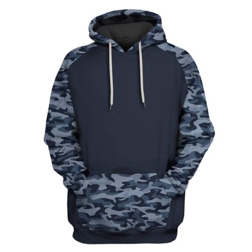 I'M A GRUMPY OLD NAVY VETERAN Custom T-shirt - Hoodies Apparel HD-GH1106188 3D Custom Fleece Hoodies Hoodie S