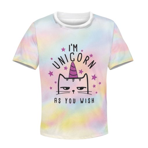 I'm Unicorn As You Wish Custom Hoodies T-shirt Apparel HD-UNI110115K kid 3D apparel Kid T-Shirt XS