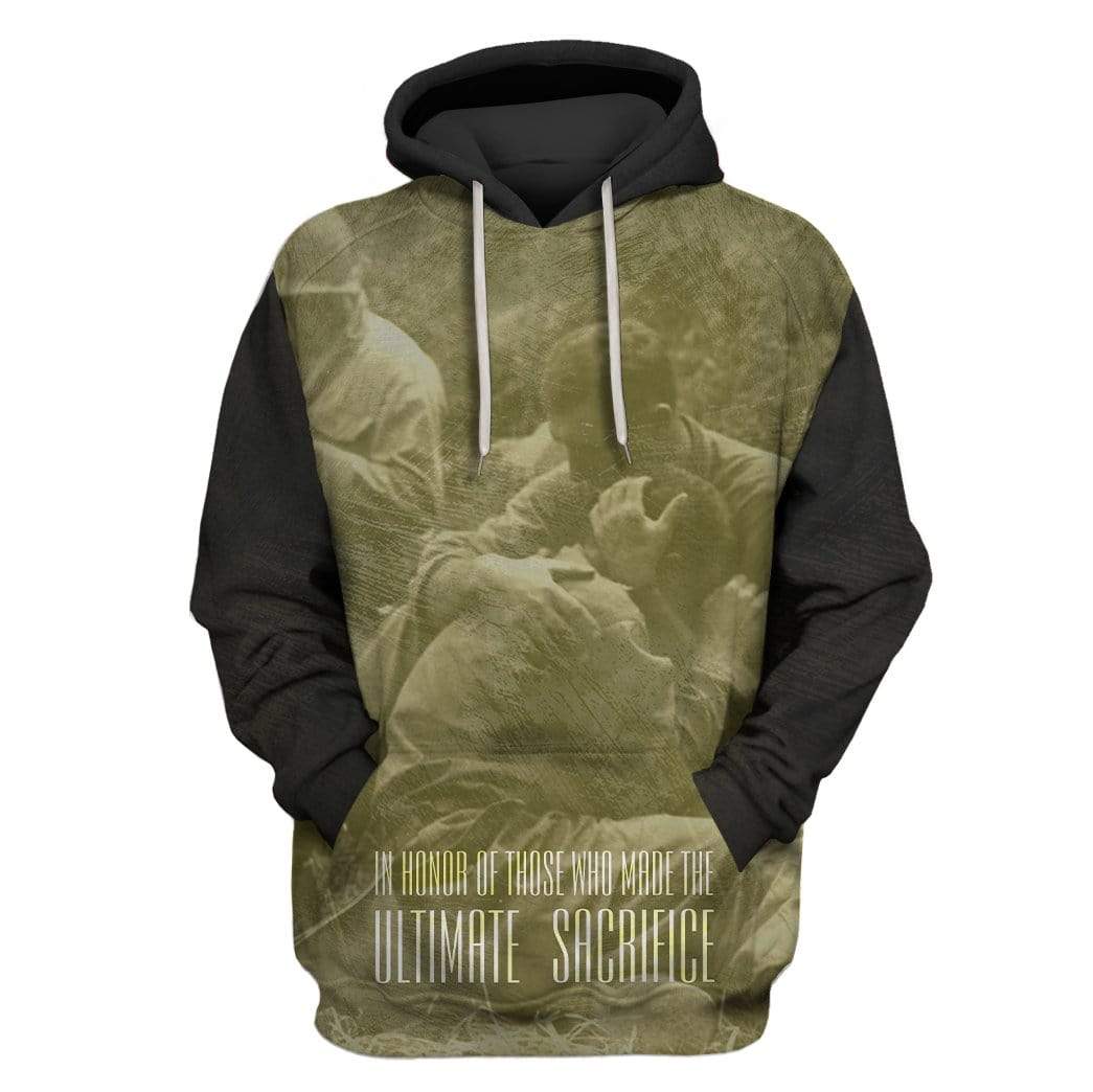 Gearhumans in Honor of Those Who Made The Ultimate Sacrifice Custom T-shirt - Hoodies Apparel 1 in Honor of Those Who Made The Ultimate Sacrifice Custom T-shirt - Hoodies Apparel HD-GH20265 3D Custom Fleece Hoodies Hoodie S