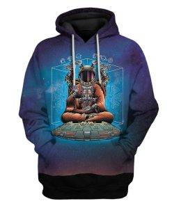 Inhale Exhale Astronaut Custom T-Shirts Hoodies Apparel HD-QM2712192 3D Custom Fleece Hoodies Hoodie S 