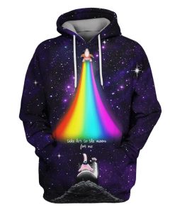 Inside Out Take her to the moon for me Custom T-shirt - Hoodies Apparel HD-MV110603 3D Custom Fleece Hoodies Hoodie S 