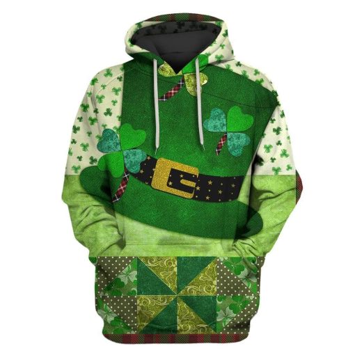 IRISH ST. PATRICK'S DAY Custom T-shirt - Hoodies Apparel HD-GH110692 3D Custom Fleece Hoodies Hoodie S