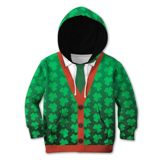 IRISH ST. PATRICK'S DAY Kid Custom Hoodies T-shirt Apparel HD-GH110671K kid 3D apparel Kid Hoodie S/6-8