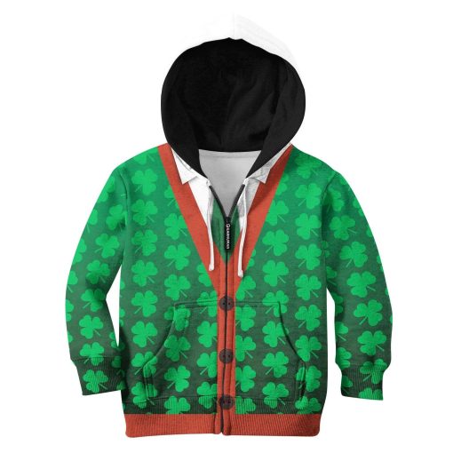 IRISH ST. PATRICK'S DAY Kid Custom Hoodies T-shirt Apparel HD-GH110671K kid 3D apparel Kid Zip Hoodie S/6-8