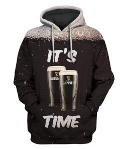 It's beer time Custom T-shirt - Hoodies Apparel HD-MV111364 3D Custom Fleece Hoodies Hoodie S 