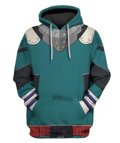 Izuku Midoriya Custom T-shirt - Hoodies Apparel HD-GH20282 3D Custom Fleece Hoodies Hoodie S 
