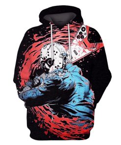 Jason Voorhees Friday the 13th Hoodies - T-Shirts Apparel MV110207 3D Custom Fleece Hoodies Hoodie S 