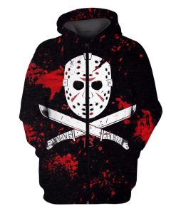 Jason Voorhees Friday the 13th Hoodies - T-Shirts - Zip Hoodies Apparel MV110205 3D Custom Fleece Hoodies 